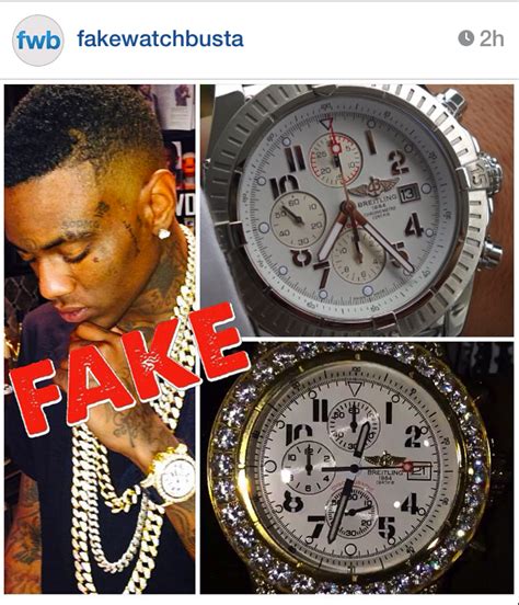 fake watch busta soulja boy|Soulja Boy Exposed by Fake watch busta and Rolex Enforcer for .